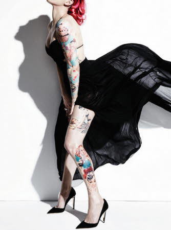moda tatuaje estilo mujer